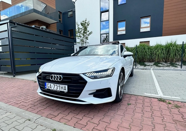 Audi A7 cena 249000 przebieg: 113000, rok produkcji 2020 z Toruń małe 106